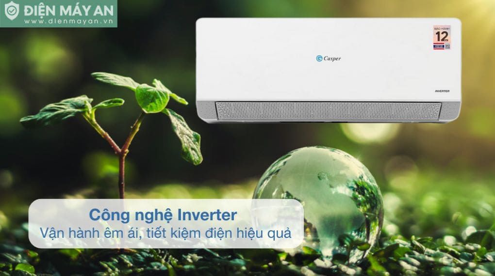Điều hòa Casper Inverter 9000 BTU 1 chiều QC-09IU36A